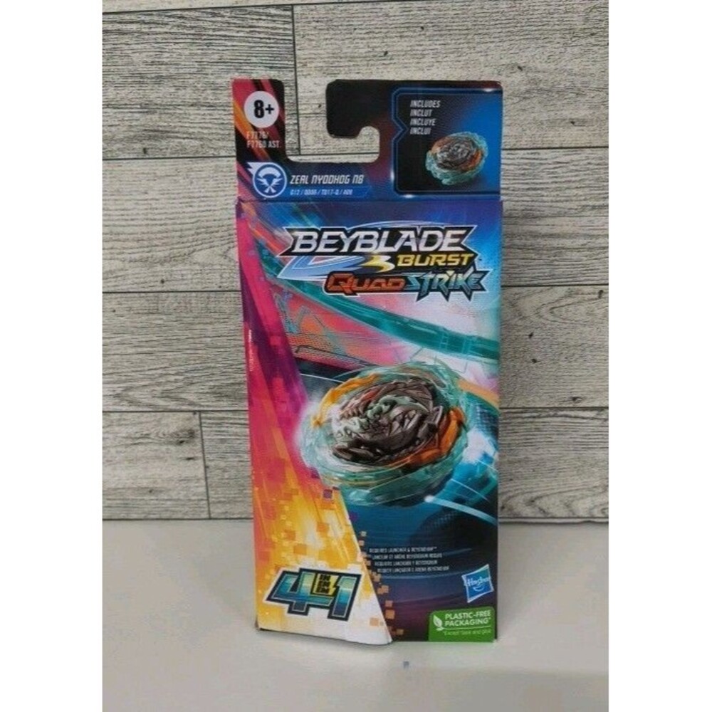 BEYBLADE BURST  Zeal Nyddhog N8 QUAD STRIKE TOP 4 in 1 Toy Hasbro sealed 2023